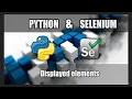 Cap Curso Python con Selenium Displayed elements