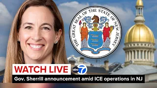 LIVE Gov Sherrill NJ s make an announcement amid ICE operations in New Jersey