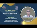 Lecture 21 Unconstrained Single Variable Optimization Methods and Applications