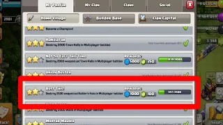Destroy 2500 Weaponized Builder Huts COC MISSION Destroy 2500 Weaponized Builder Huts