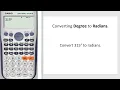 CalcYou Converting Degree to radian
