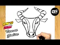 How to draw Taurus Zodiac