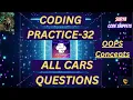 Car 5 All cars code questions Coding Practice-32 CCBP Python