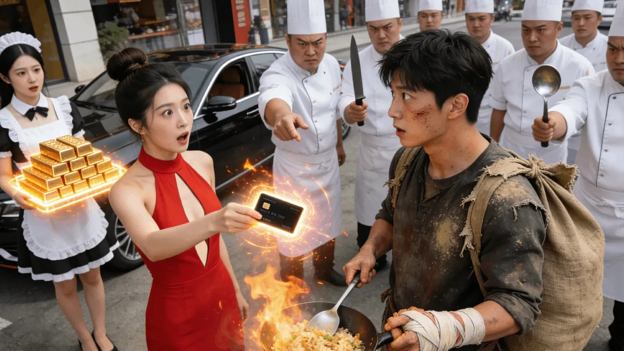 A beggar was taken in by a kind waitress—he turned out to be a master chef who brought endless wealt poster