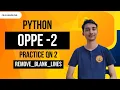 Python Oppe 2 Practice Question 2 remove - blank