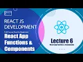 React Js tutorial - Learn Functional Components React Js Lecture 6