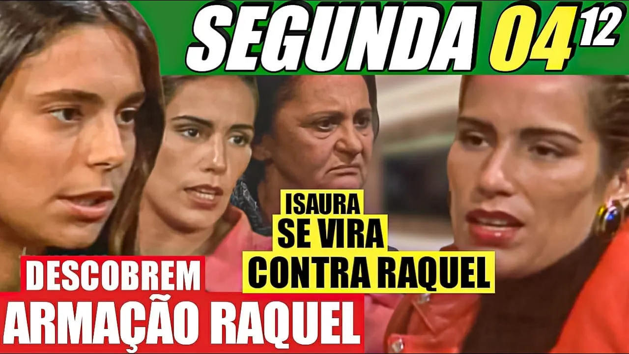 MULHERES DE AREIA Capítulo de hoje SEGUNDA 04/12 - Resumo da novela mulheres de areia hoje