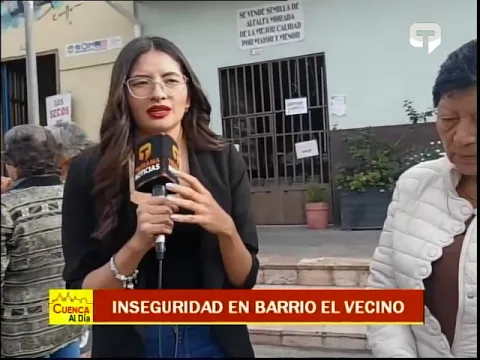 Inseguridad en barrio El Vecino