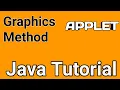Java program for applet Graphics class methods