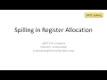 OPT2 Spilling in Register Allocation