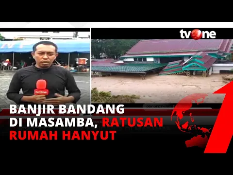 Banjir bandang di Masamba Sulsel, Satu Jembatan Terputus dan Ratusan Rumah Hanyut