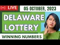 Delaware Night Lottery Draw Results - 05 Oct 2023