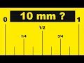 Which Fraction Inches Is Closest to 10 mm on a Ruler or Tape Measure