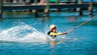 Saylors First Time Wakeboarding