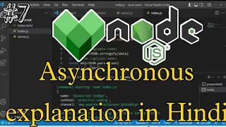 Node JS Asynchronous File System Core Modules Reading and Writing File Asynchronously Hindi