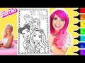 Coloring Barbie Friends Coloring Page Barbie Nikki Daisy Ken Ohuhu Art Markers