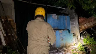 Bomberos recuperan dos cuerpos y atienden derrumbes durante alerta verde en el Distrito Central