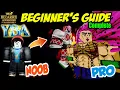 YBA Complete Beginners Guide from Noob level 0 to max level 50 Prestige I-III 1-3