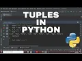 Tuples in python Access Elements in Tuple Count Index Delete