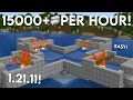 NEW UPDATED Minecraft Java 1 21 11 IRON FARM TUTORIAL 15000 Iron Per Hour