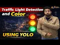 Traffic Light Detection and Color using Yolo OpenCV Projects Image Processing