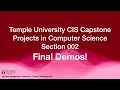 Capstone Projects in Computer Science Fall 2023 Section 002