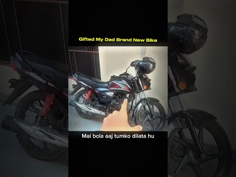 Gifted Dad A Brand New Bike🥹