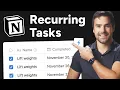 Notion FINALLY Made Recurring Tasks Work