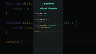 JavaScript Callback Function