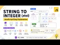 8 String to Integer atoi LeetCode Step-by-Step JavaScript Solution Parsing Odia