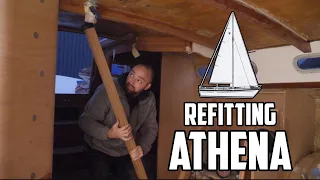 Sail Life – Laminated beam and trim – DIY sailboat repair