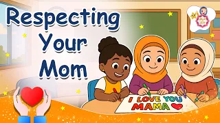  be respectful to parents kids lessons to respect mom islamic cartoon for kids 2025