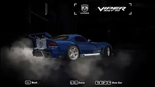 NFSMW 2005 Customization Dodge Viper SRT 10 Challenge Series 