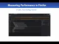 Measuring Performance In Firefox - Calm Clear Coding Tutorial