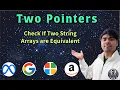 LeetCode 1662 Check If Two String Arrays are Equivalent Python Solution Explained AlgoYogi