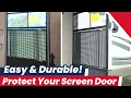 Protect Your Screen Door from Pets Kids Say goodbye to frequent RV screen replacements