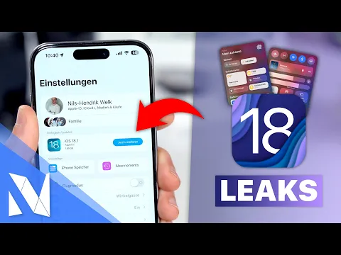 Download MP3 iOS 18 - NEUES Control Center & überarbeitete Einstellungen-App! | Nils-Hendrik Welk