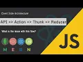 Learn the Flow of Redux Thunk with React App Client side Architecture MERN Stack JSUniv