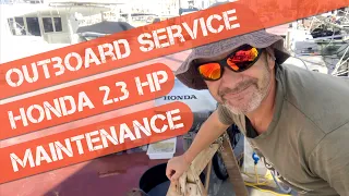 Honda 2.3HP 4 Stroke Outboard Engine. Review and How to Service, Fix and Maintain it. #62