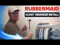 How to Install a Rubbermaid Closet Organizer Step by Step DIY Guide