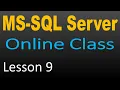 SQL Server Online Class 9 - MERGE Statement in SQL Server