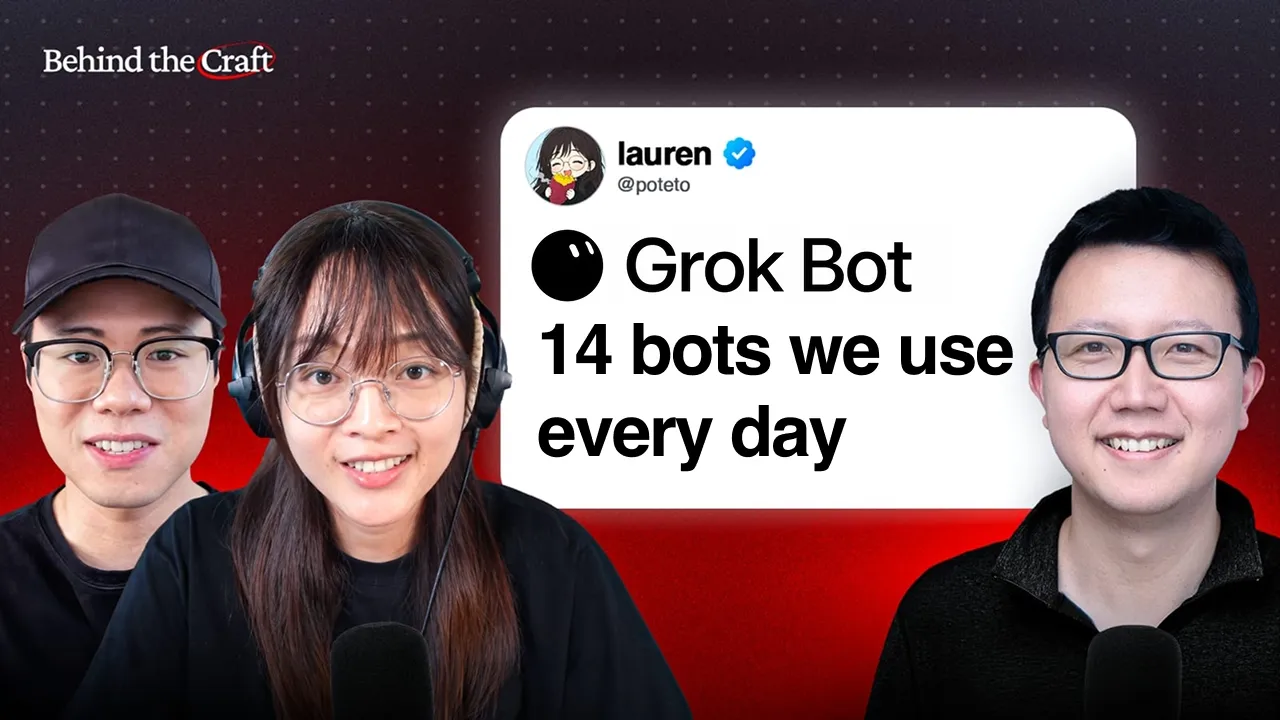 We Built Grok Bot. Here Are Our 14 Best Bots | Peng Zheng & Lauren Tan: video thumbnail