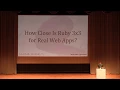 EN How Close is Ruby 3x3 For Production Web Apps Noah Gibbs codefolio