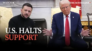 U.S. halts intelligence sharing with Ukraine amid peace talk pressure