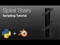 2 8 Blender Tutorial Spiral Staircase Using Python Programming