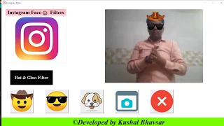 Instagram Snapchat Filters using Opencv Python