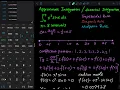 7 7 Part Trapezoidal Simpson and Midpoint Rule Example Graphing Calculator Technique Calc