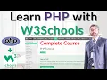 W3Schools PHP tutorial php tutorial for beginners full W3Schools PHP Full Course
