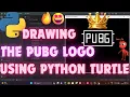 Drawing the PUBG Logo with Python Turtle Step-by-Step Tutorial
