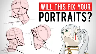 Draw ANY Head with 4 Steps (Extreme Poses)